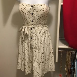 Strapless Summer Dress(: